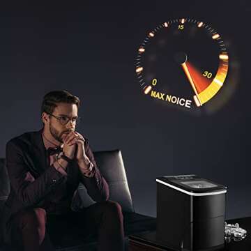 Compact Ice Maker: Efficient 30Lbs Daily Output