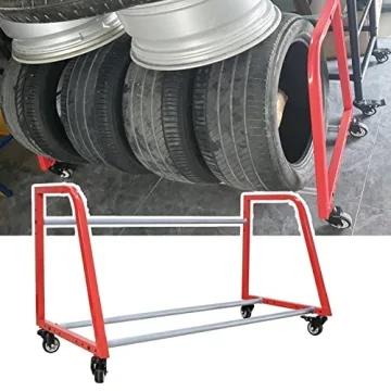 CMYUN Heavy Duty Tire Rack for Garage Workshop Storage