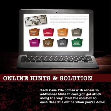 Murder Mystery Party, Death in Antarctica, Case File Game for 1+ Players, Ages 14 and Up