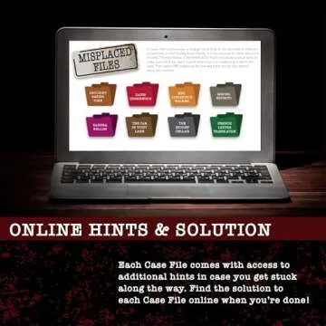 Murder Mystery Party, Death in Antarctica, Case File Game for 1+ Players, Ages 14 and Up