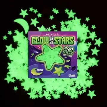 Glow in the Dark Stars for Kids - 200PC Night Sky Set