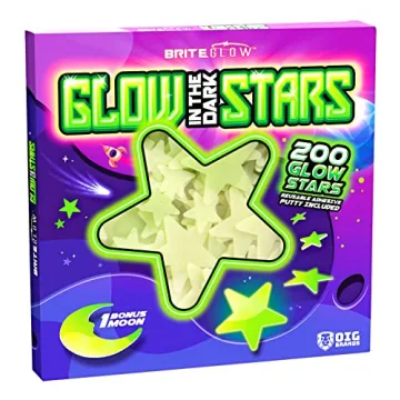 Glow in the Dark Stars for Kids - 200PC Night Sky Set