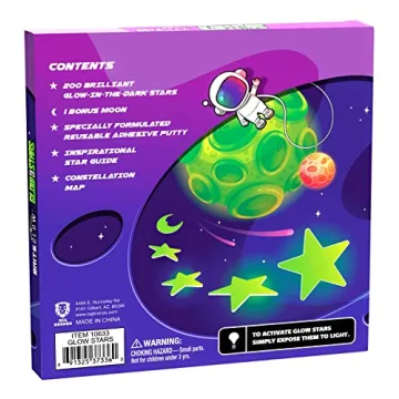 Glow in the Dark Stars for Kids - 200PC Night Sky Set