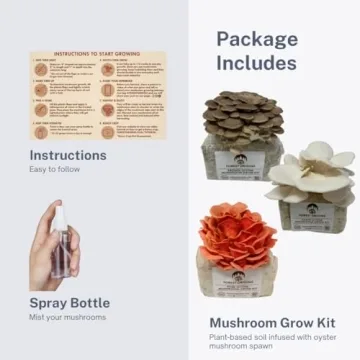 Gourmet Mushroom Grow Kit - Forest Origins Trio Pack - 10 Days