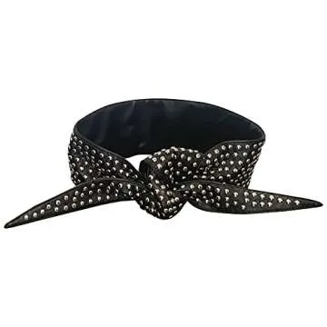 Stylish Seta Apparel Knot Stud Belt for Women