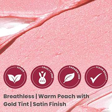 True + Luscious Super Moisture Lipstick – Clean, Vegan and Cruelty Free – Lasting Hydration for ...