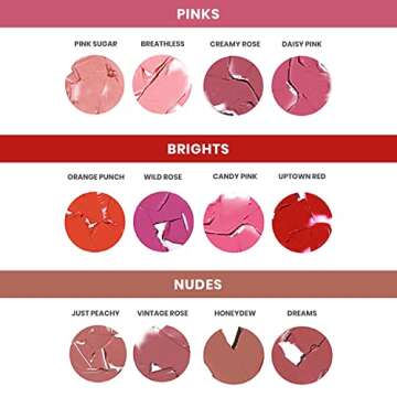 True + Luscious Super Moisture Lipstick – Clean, Vegan and Cruelty Free – Lasting Hydration for Dry Lips with a Satin Finish – Breathless Pink