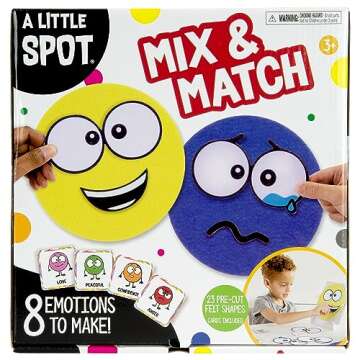 TOMY A Little Spot Mix and Match Kids' Craft Kit - Creative Emotional Learning Activities