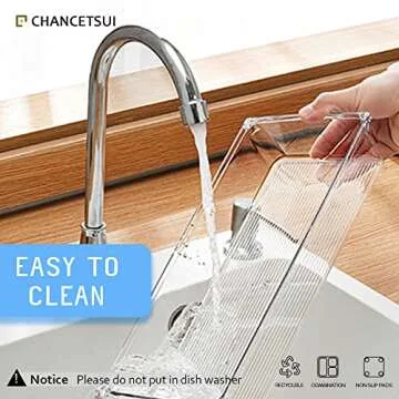 25 PCS Clear Plastic Desk Drawer Divider, Organizer Trays, Storage Bins, Bathroom Drawer Organizers for Makeup, Bedroom, Office, Kitchen Divider Utensils, 4 Sizes