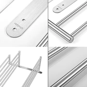 Modern 3-Tier Stainless Steel Bathroom Towel Rack
