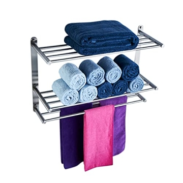 Modern 3-Tier Stainless Steel Bathroom Towel Rack