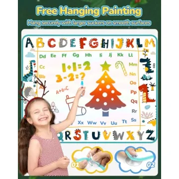 TECJOE Water Doodle Mat - Mess-Free Creative Fun for Kids