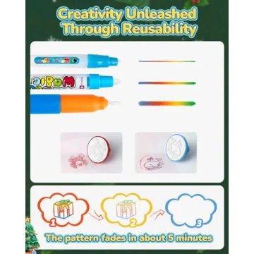 TECJOE Water Doodle Mat - Mess-Free Creative Fun for Kids