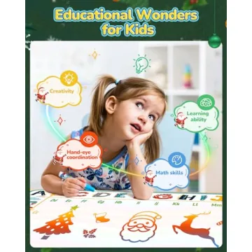 TECJOE Water Doodle Mat - Mess-Free Creative Fun for Kids