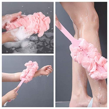 Long Handle Back Scrubber for Effortless Bathing Experience