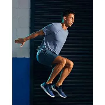 CRZ YOGA Men's Workout Shorts - Quick Dry and Comfortable Athletic Wear