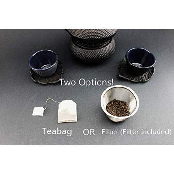 Japanese Antique Hobnail Iron Teapot Set Gift