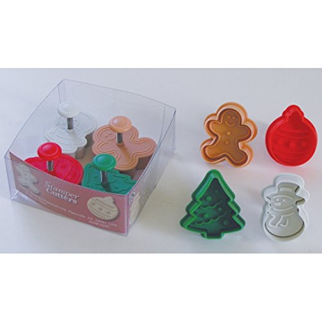 R&M Christmas Cookie Cutter Set - Fun Holiday Shapes