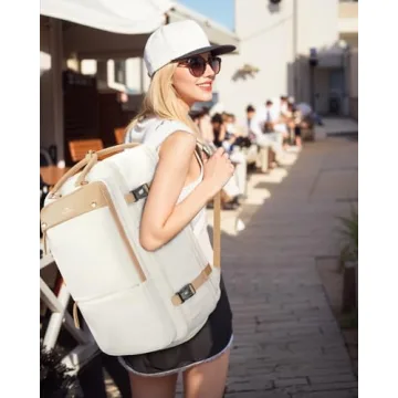 MATEIN 52L Carry on Backpack with USB Port for Women