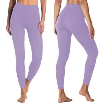 GAYHAY High Waisted Leggings for Women - Soft Opaque Slim Tummy Control Printed Pants for Running Cy...