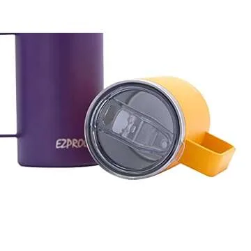 Ezprogear 32 oz Stainless Steel Coffee Mug Tumbler with Handle