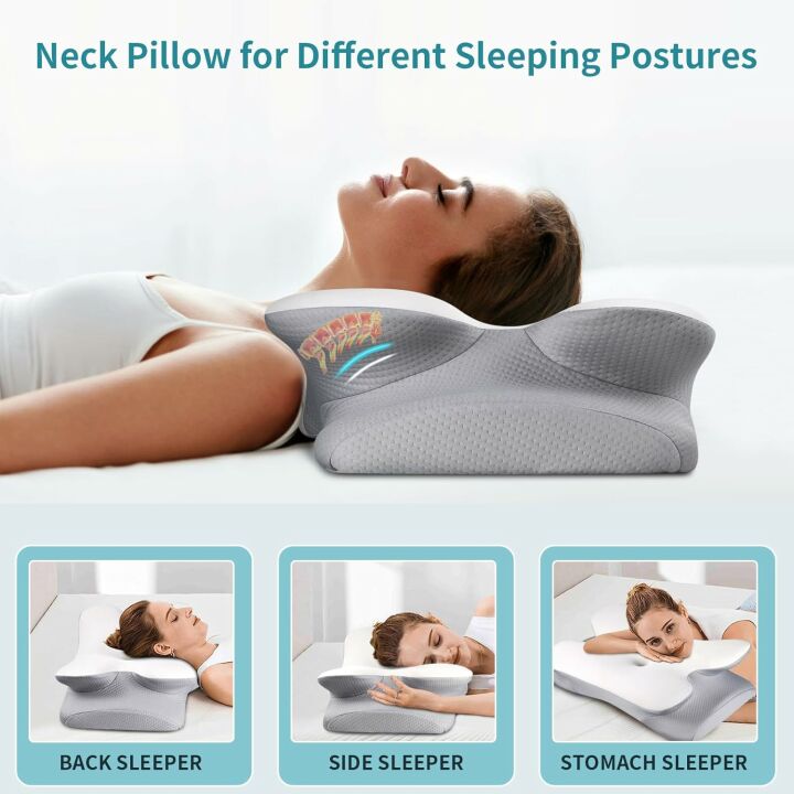 Ergonomic Cervical Neck Pillow for Better Sleep