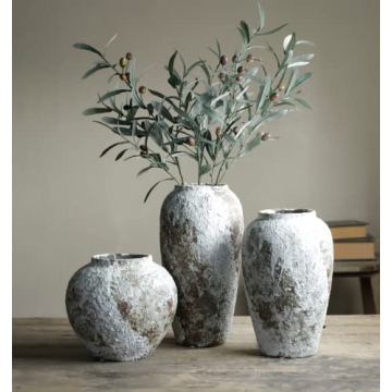 Elegant YSNCIDAN Rustic Ceramic Flower Vase for Home