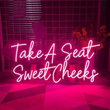 Brochao Custom Led Neon Signs for Wall, Home, Office, Neon Light Design for Wedding, Engagement, Christmas, Party Decor，Neon Light Signs Gift for Girlfriend, Children，40" Length,1 Row Text