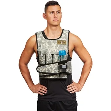 Adjustable Camouflage Weighted Vest for Fitness Enthusiasts