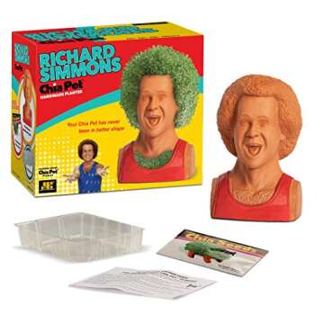 Chia Pet Richard Simmons with Seed Pack, Decorative Pottery Planter, Easy to Do and Fun to Grow, Nov...