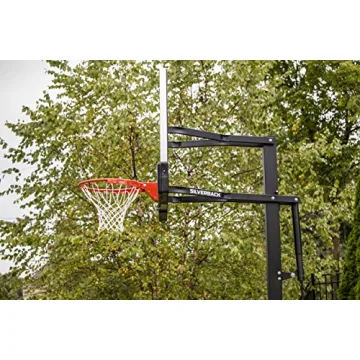 Silverback 60" Basketball System with Adjustable Glass Backboard