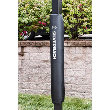 Silverback 60" Basketball System with Adjustable Glass Backboard