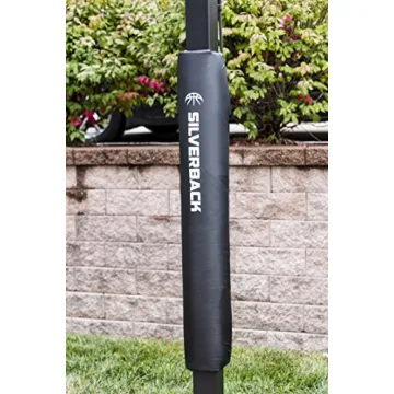 Silverback 60" Basketball System with Adjustable Glass Backboard