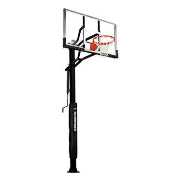 Silverback 60" Basketball System with Adjustable Glass Backboard