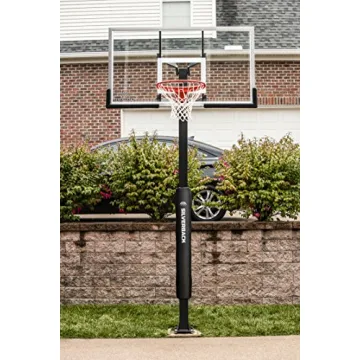 Silverback 60" Basketball System with Adjustable Glass Backboard