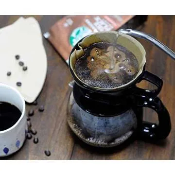 Irekamons Unbleached #4 Coffee Filters for Pure Coffee