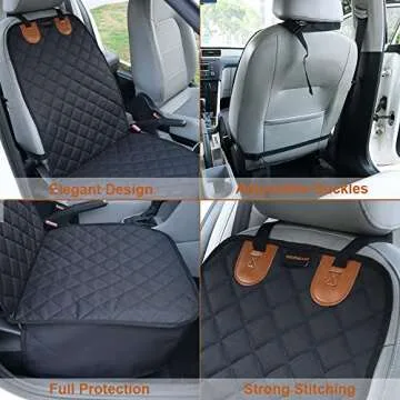 Paw Jamboree Waterproof Dog Car Seat Cover for All Vehicles