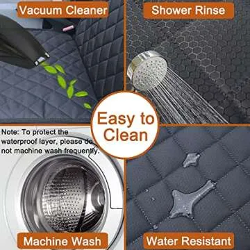 Paw Jamboree Waterproof Dog Car Seat Cover for All Vehicles