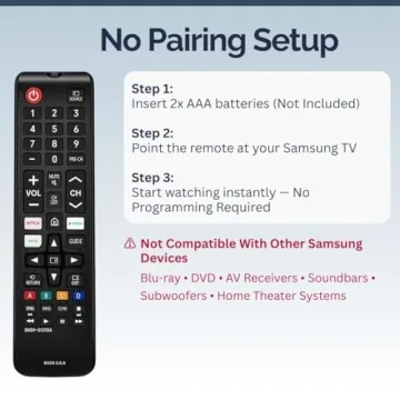 BN59-01315A Samsung Smart TV Remote Control Replacement