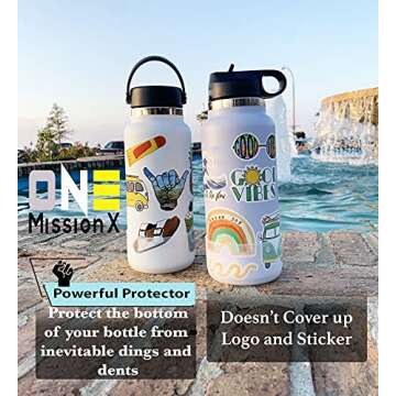 Boot Sleeve for Hydro Flask Bottles & Travel Tumbler-Stanley Quencher Tumblers-Owala & Simple Modern...