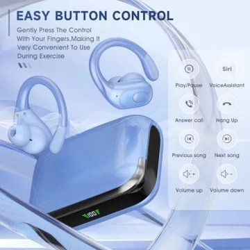 sajawass Wireless Earbuds with Noise Cancelling Features