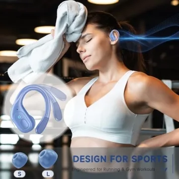 sajawass Wireless Earbuds with Noise Cancelling Features
