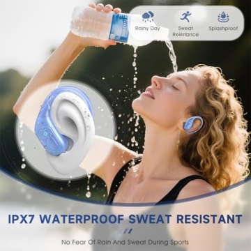 sajawass Wireless Earbuds with Noise Cancelling Features