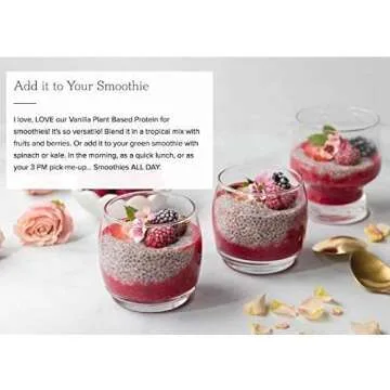 Truvani Vegan Pea Protein Powder | Banana Cinnamon | 20g Organic Plant Based Protein | 1 Serving | Keto | Gluten & Dairy Free | Low Carb | No Added Sugar