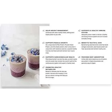 Truvani Vegan Pea Protein Powder | Banana Cinnamon | 20g Organic Plant Based Protein | 1 Serving | Keto | Gluten & Dairy Free | Low Carb | No Added Sugar