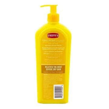 O'Keeffe's Skin Repair Body Lotion and Dry Skin Moisturizer, Pump Bottle, 12 ounce, Packaging May Vary
