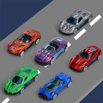 iHaHa Toddler Transport Truck with 64-Inch Race Track for Kids