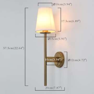 PERMO Vintage Wall Sconce Set for Modern Interiors