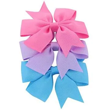 Mybigqueen 40Pcs Baby Hair Bows - Perfect Accessories for Girls