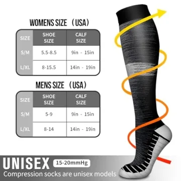 Bluemaple Copper Compression Socks - Comfort & Support